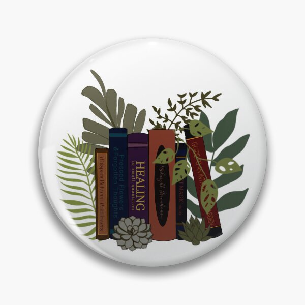 Item preview, Whimsical Botanical Book stack - Dark Academia Reader Aesthetic designed and sold by Calm and Antsy.