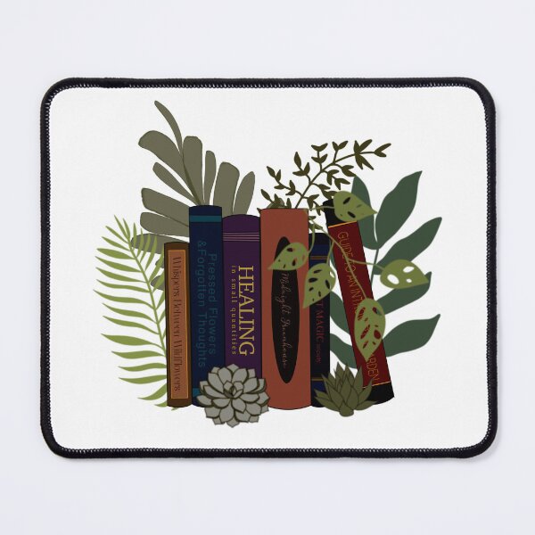 Item preview, Whimsical Botanical Book stack - Dark Academia Reader Aesthetic designed and sold by Calm and Antsy.