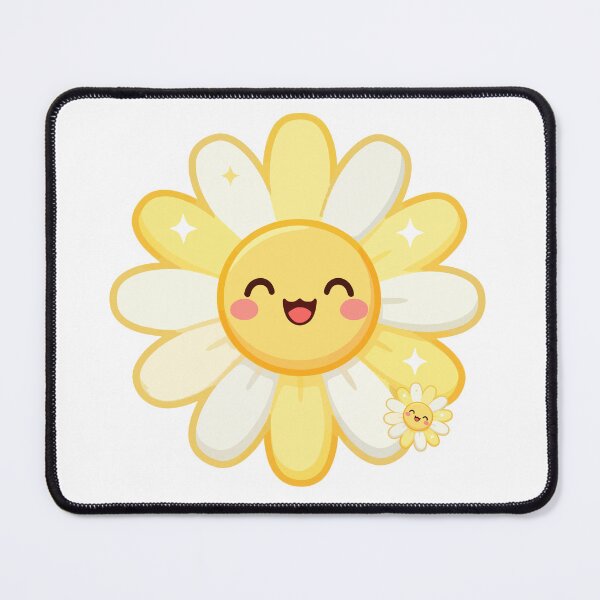 Item preview, Cute Smiling Daisy Flower Cartoon Sticker designed and sold by Rexusstain.