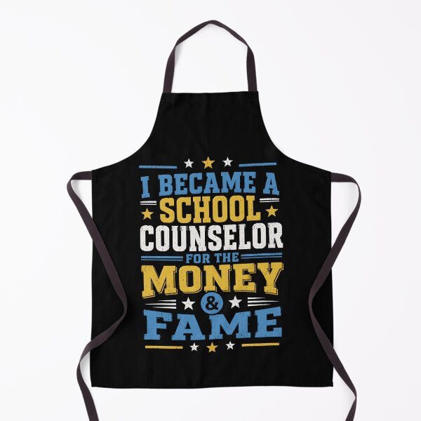 Item preview, I Became a School Counselor for Money and Fame designed and sold by zoes-ink.