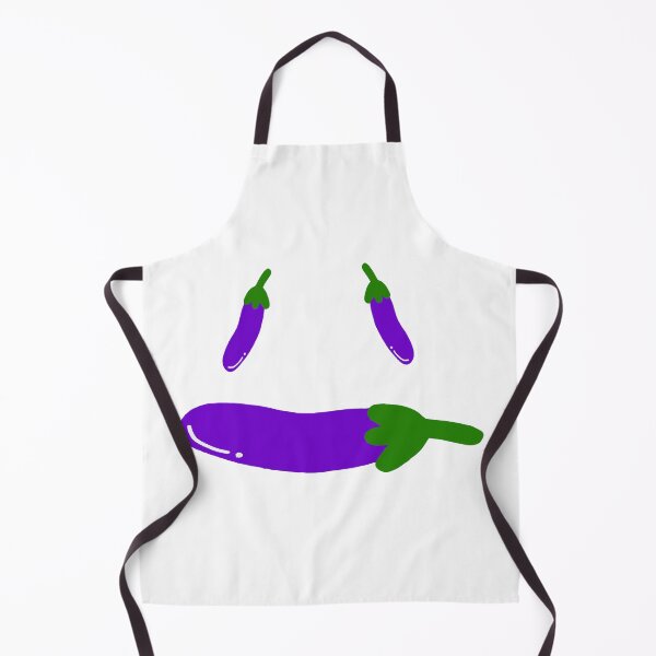 Item preview, Funny Eggplant Face Kawaii Cartoon designed and sold by Rexusstain.