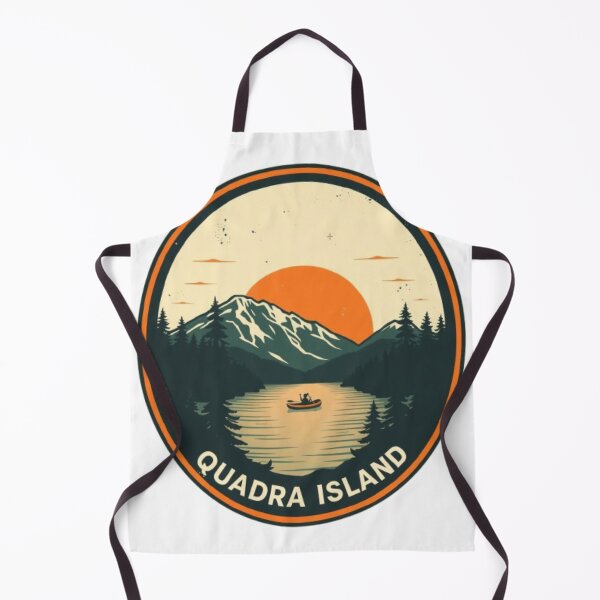 Item preview, Quadra Island Canada Wilderness Travel Poster Design designed and sold by MystiColo.