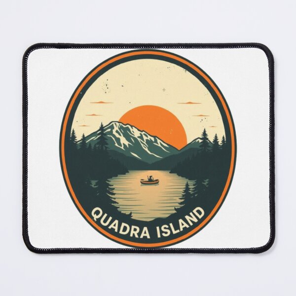 Item preview, Quadra Island Canada Wilderness Travel Poster Design designed and sold by MystiColo.