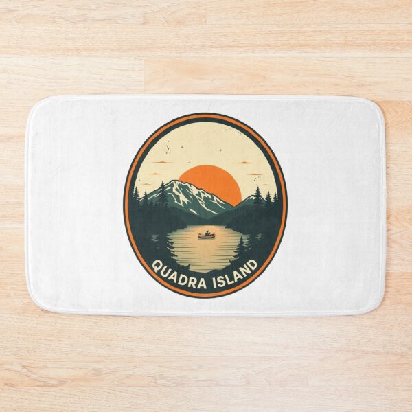 Item preview, Quadra Island Canada Wilderness Travel Poster Design designed and sold by MystiColo.