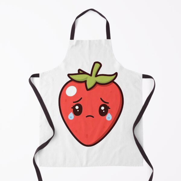 Item preview, Sad Crying Strawberry Kawaii Cartoon designed and sold by Rexusstain.