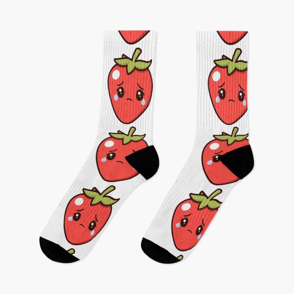 Item preview, Sad Crying Strawberry Kawaii Cartoon designed and sold by Rexusstain.