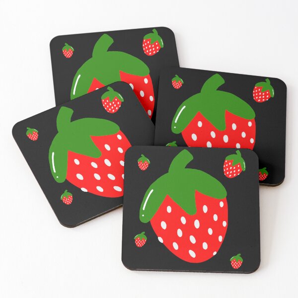 Item preview, Cute Strawberry Kawaii Aesthetic Illustration designed and sold by Rexusstain.