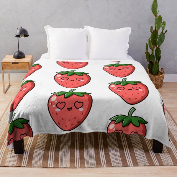 Item preview, Love Strawberry Kawaii Cartoon Sticker designed and sold by Rexusstain.
