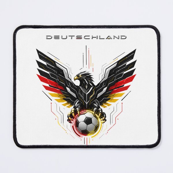 Item preview, Germany Soccer Cyber Eagle - Futuristic Deutschland Football Streetwear Tee designed and sold by Extravanganzza.