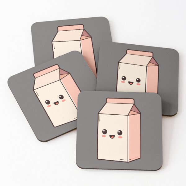 Item preview, Cute Kawaii Milk Carton Cartoon designed and sold by Rexusstain.