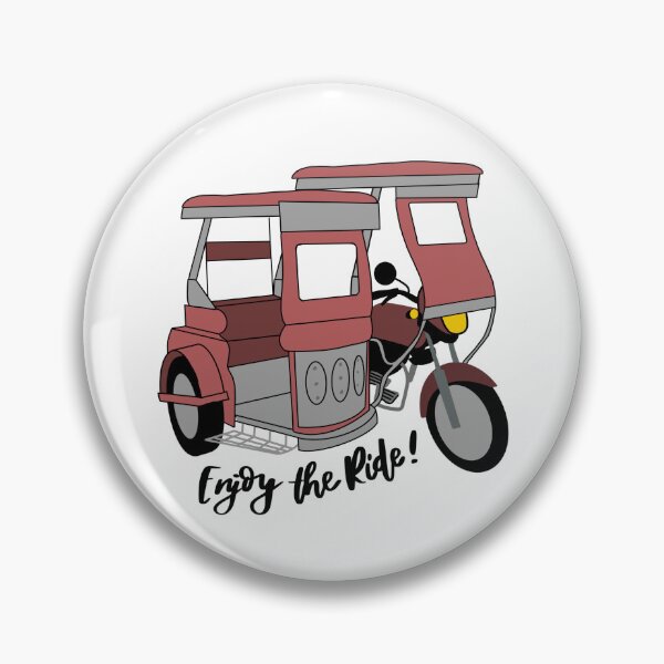 Item preview, Filipino Tricycle Enjoy the Ride – Philippines Travel Vehicle Illustration designed and sold by Calm and Antsy.