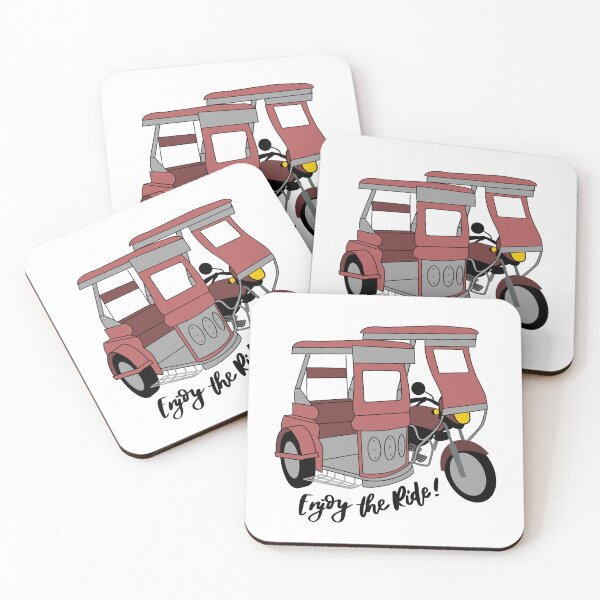 Item preview, Filipino Tricycle Enjoy the Ride – Philippines Travel Vehicle Illustration designed and sold by Calm and Antsy.