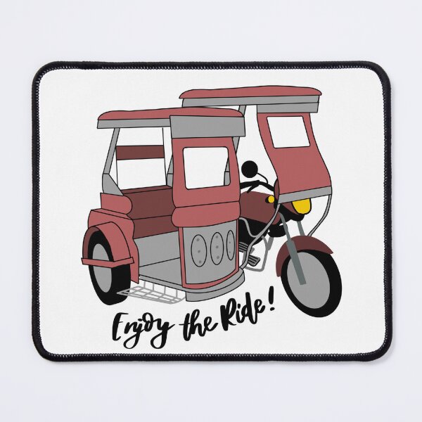 Item preview, Filipino Tricycle Enjoy the Ride – Philippines Travel Vehicle Illustration designed and sold by Calm and Antsy.