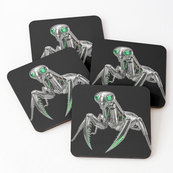 Item preview, Neon Infiltrator: Bionic Mantis Drone designed and sold by BGM by AI.