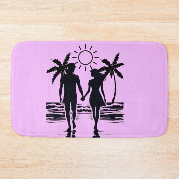 Item preview, Coastal Romance Silhouette T Shirt Design  designed and sold by digitalbob60.