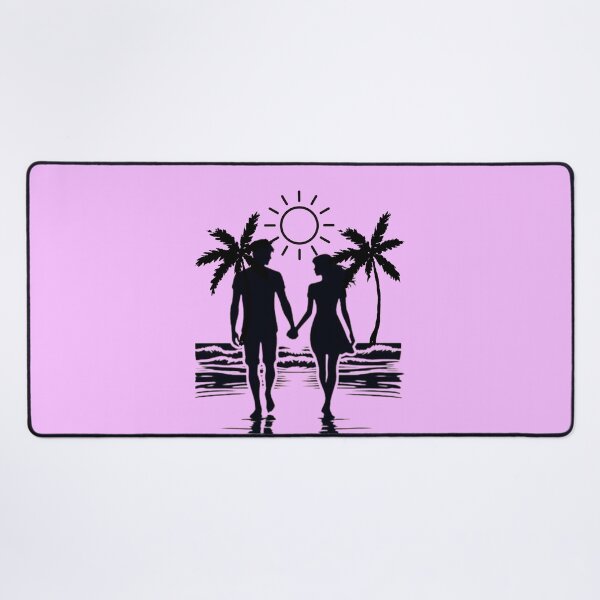 Item preview, Coastal Romance Silhouette T Shirt Design  designed and sold by digitalbob60.