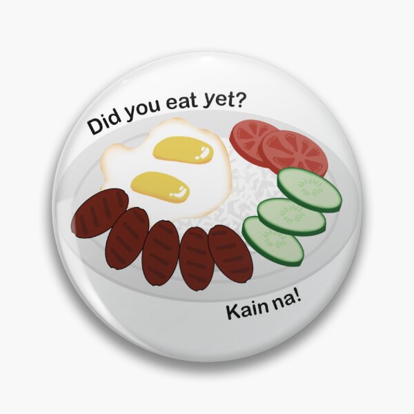 Item preview, Did You Eat Yet Kain Na – Filipino Breakfast Longsilog Tagalog Food Design designed and sold by Calm and Antsy.