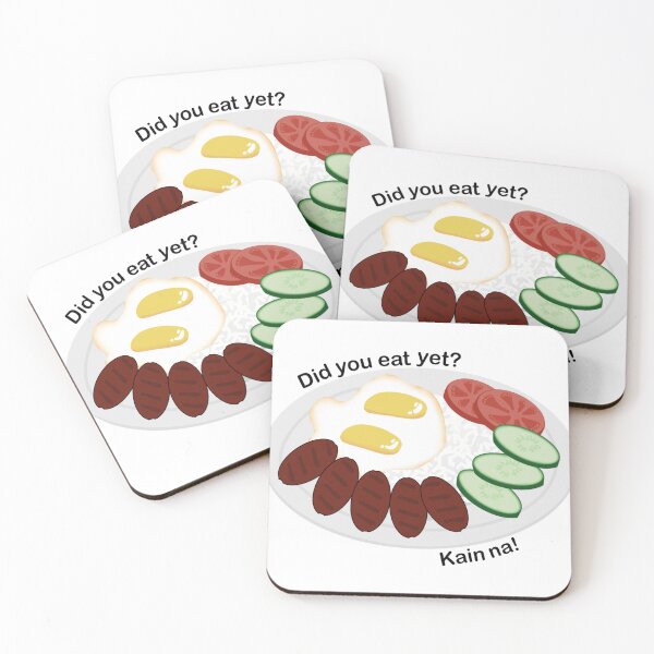 Item preview, Did You Eat Yet Kain Na – Filipino Breakfast Longsilog Tagalog Food Design designed and sold by Calm and Antsy.