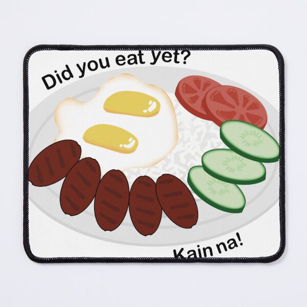 Item preview, Did You Eat Yet Kain Na – Filipino Breakfast Longsilog Tagalog Food Design designed and sold by Calm and Antsy.