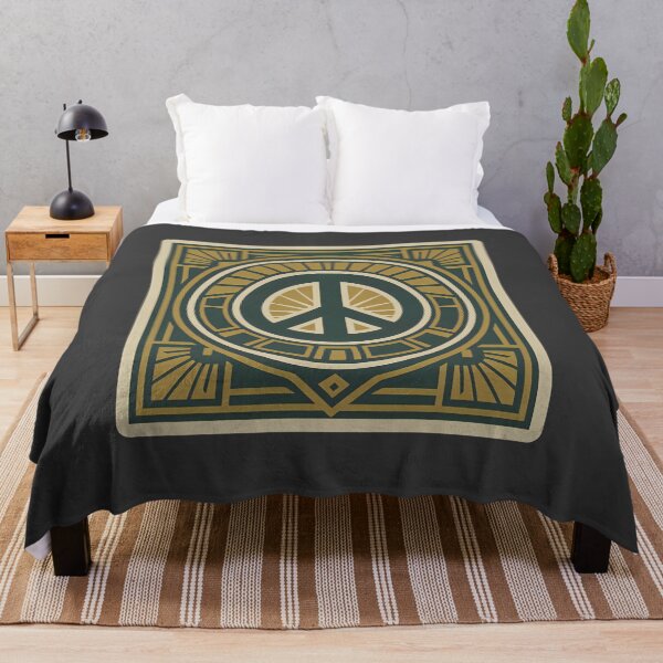 Item preview, Vintage Geometric Peace Symbol Spiritual Harmony Decorative Artwork designed and sold by PinUpPizzazz.