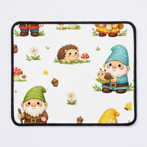Item preview, Cute Gnomes Design – Whimsical Cozy Cottagecore Fantasy Aesthetic Illustration designed and sold by CosmicCutouts.