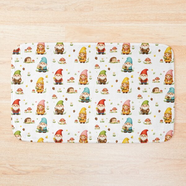 Item preview, Cute Gnomes Design – Whimsical Cozy Cottagecore Fantasy Aesthetic Illustration designed and sold by CosmicCutouts.