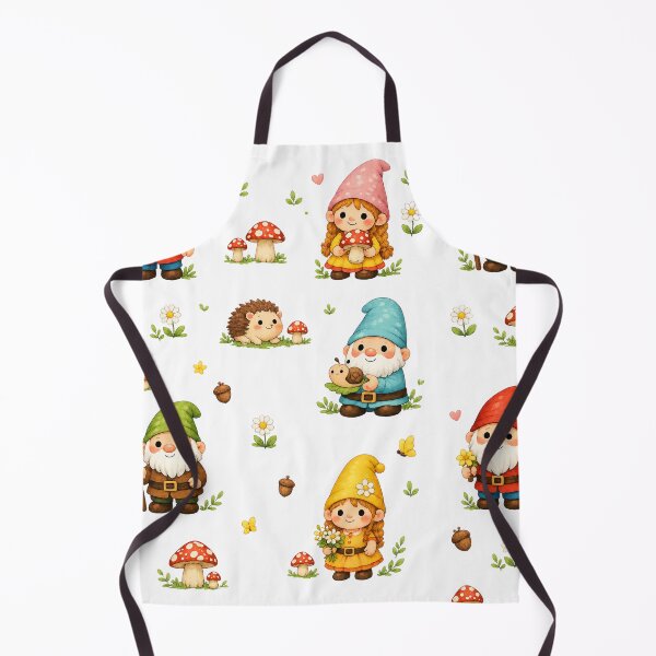 Item preview, Cute Gnomes Design – Whimsical Cozy Cottagecore Fantasy Aesthetic Illustration designed and sold by CosmicCutouts.