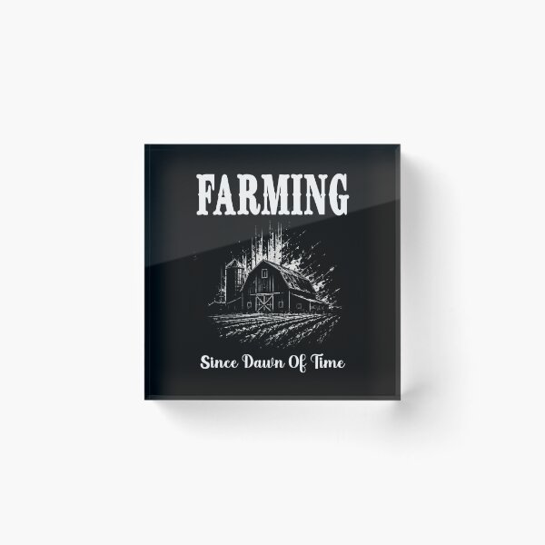 Item preview, Farming Since Dawn Of Time Vintage Farm farmer harvest crew tractor driver  designed and sold by Jt41.