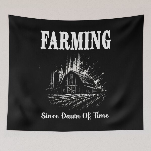 Item preview, Farming Since Dawn Of Time Vintage Farm farmer harvest crew tractor driver  designed and sold by Jt41.