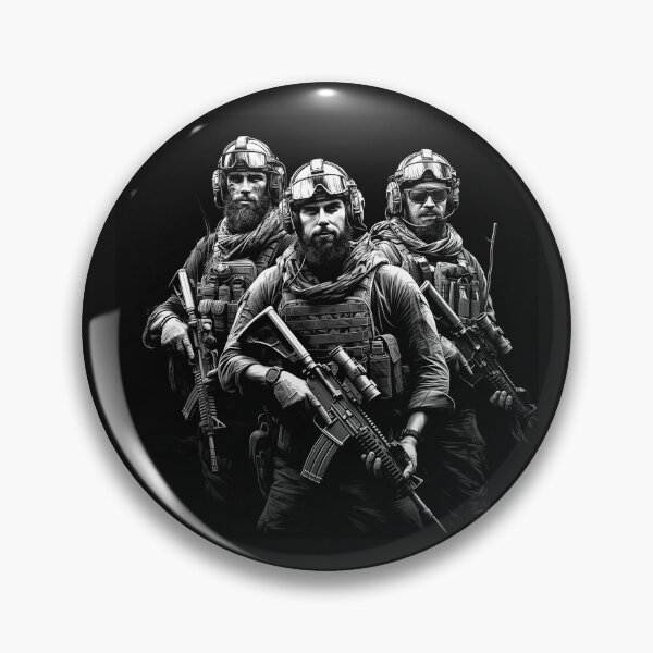 Item preview, Tactical Soldier Team Black and White Military Art designed and sold by inkoutninja.