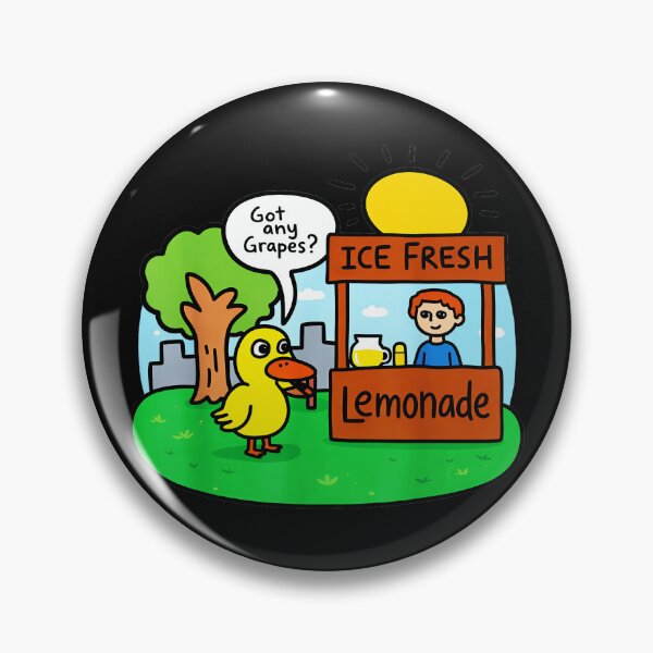 Item preview, Got Any Grapes? Duck Song Meme Lemonade Stand designed and sold by SanTiOmal.