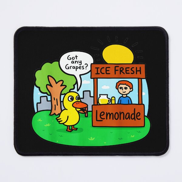 Item preview, Got Any Grapes? Duck Song Meme Lemonade Stand designed and sold by SanTiOmal.