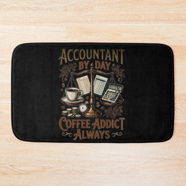 Item preview, Accountant By Day Coffee Addict Always with Vintage Data & Coffee designed and sold by spreadsheetcafe.