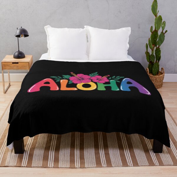 Item preview, Aloha LGBT Gay Pride Day Rainbow Flag State Flower designed and sold by TrinaEspinoza.