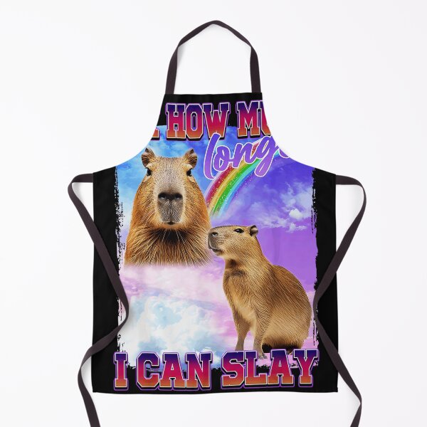 Item preview, Idk How Much Longer I Can Slay Capybara Meme Funny Quote designed and sold by SanTiOmal.