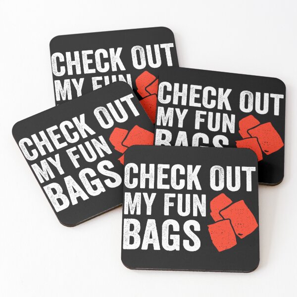 Item preview, Check Out My Fun Bags - Funny Cornhole Game designed and sold by enyqarelsa.