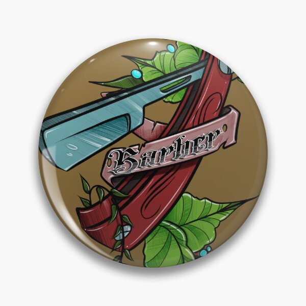 Item preview, Traditional Barber Life Straight Razor Tattoo Art designed and sold by Tonik-VII.