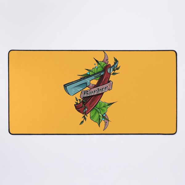 Item preview, Traditional Barber Life Straight Razor Tattoo Art designed and sold by Tonik-VII.