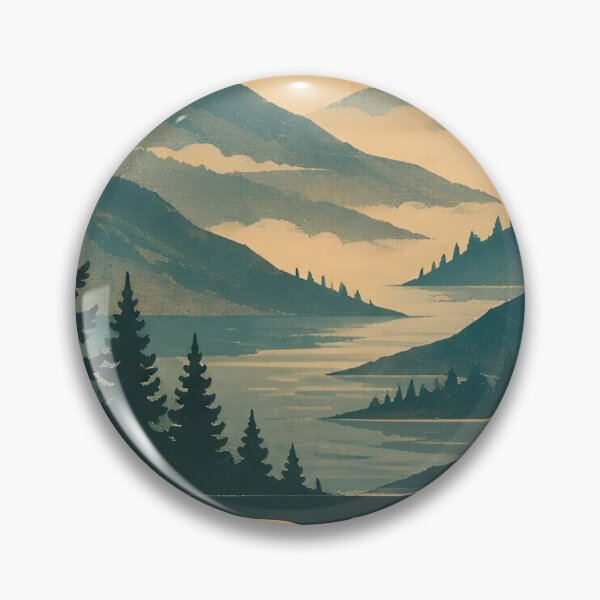 Item preview, Golden Peaks – Mountain Sunset Escape designed and sold by johndesignwaves.
