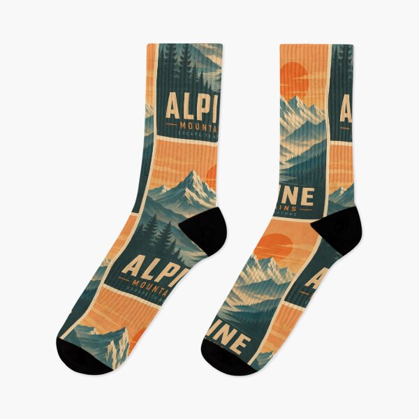 Item preview, Golden Peaks – Mountain Sunset Escape designed and sold by johndesignwaves.