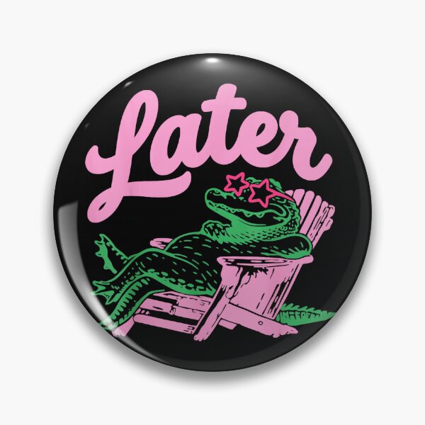 Artikelvorschau, Später Alligator Entspannung Sommerurlaub entworfen und verkauft von SanTiOmal.