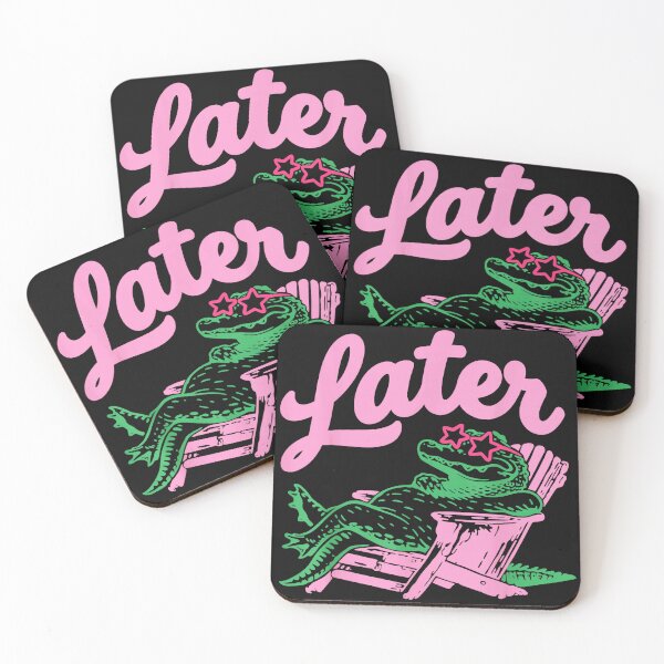 Item preview, Later Alligator Relaxation Summer Vacation designed and sold by SanTiOmal.