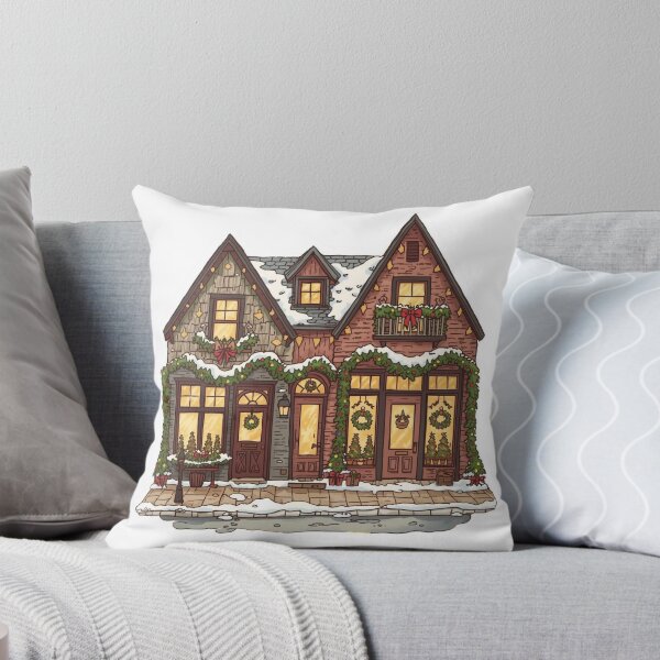 Item preview, Cozy Christmas Village Main Street designed and sold by CozyinTime.