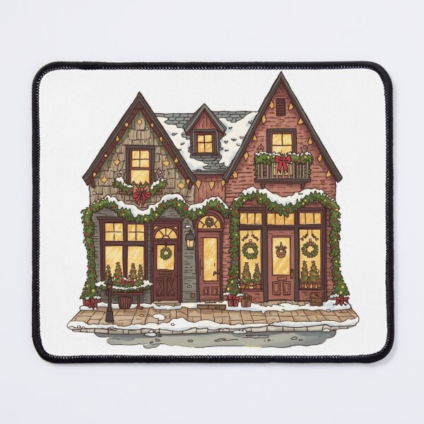 Item preview, Cozy Christmas Village Main Street designed and sold by CozyinTime.