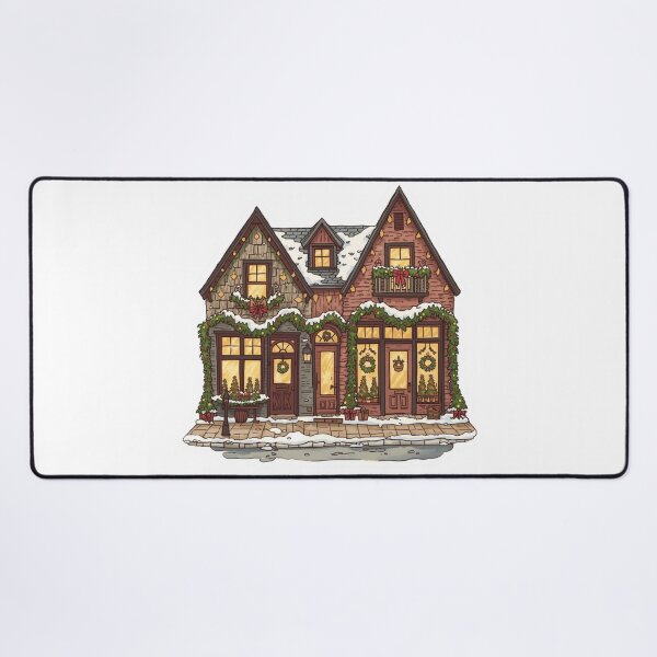 Item preview, Cozy Christmas Village Main Street designed and sold by CozyinTime.