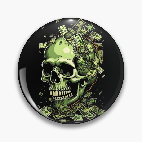 Item preview, Money Skull designed and sold by ChiliPics.