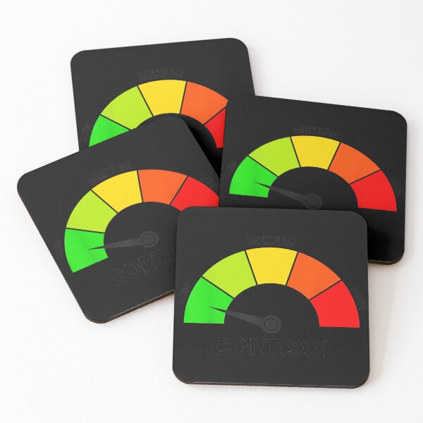 Item preview, Low Medium High Cortisol Stress Hormone Wellness Awareness designed and sold by SanTiOmal.