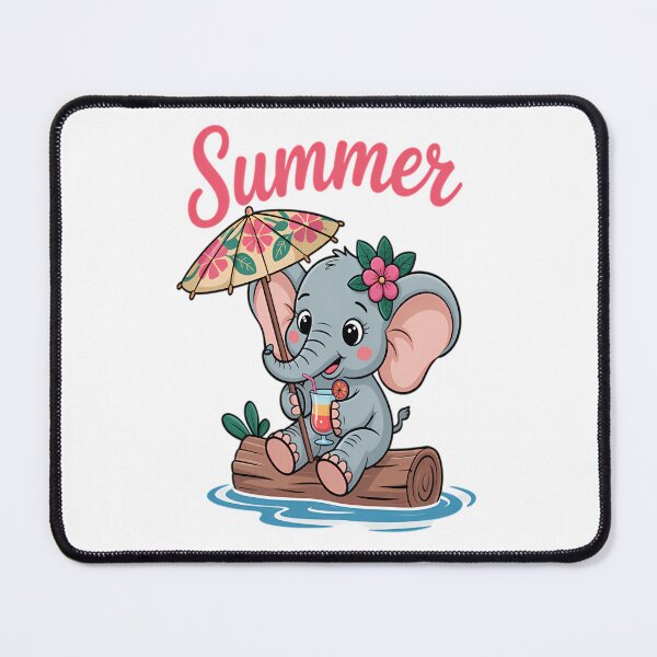Item preview, Summer Elephant River Relax designed and sold by LelandBrStore.