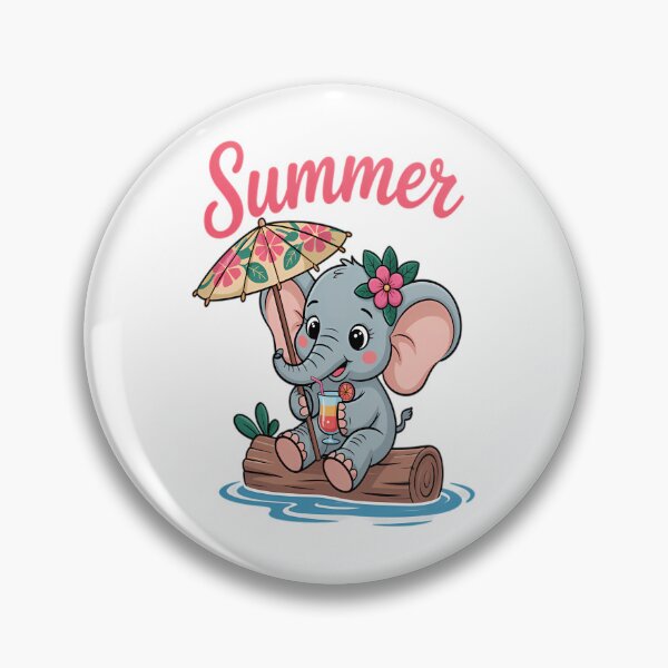 Item preview, Summer Elephant River Relax designed and sold by LelandBrStore.