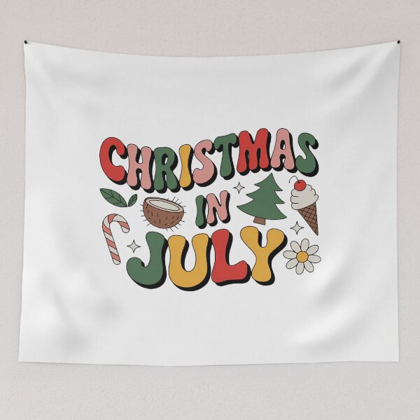 Item preview, Christmas in July Groovy Xmas Summer designed and sold by TrinaEspinoza.